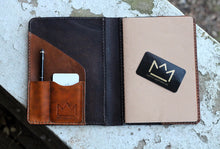 Load image into Gallery viewer, The Executive Notebook - Dark Brown &amp; Tan
